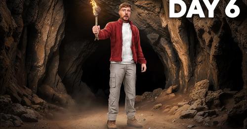 MrBeast carries the brightest flashlight to explore cave adventure - IMALENT®
