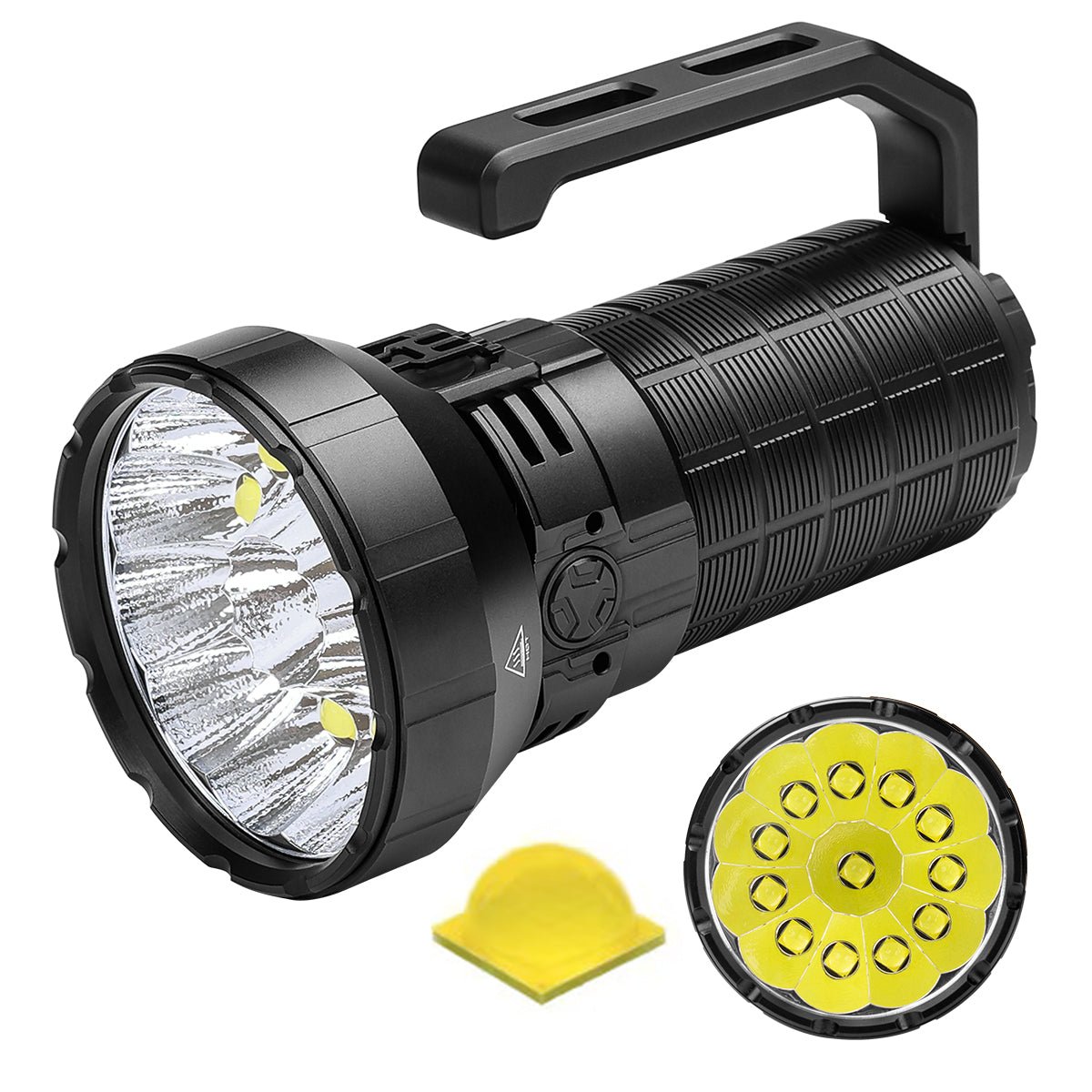 brightest led flashlight rechargeable Torches Super Bright 1,000,000 Lumens wi This super bright Feit Electric compact flashlight produces up to 500 lumens of light with high and low beam function SKYFIRE LED Flashlights High Lumens