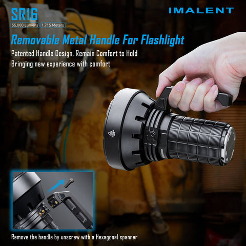 IMALENT SR16 55000 lumen flashlight - IMALENT®
