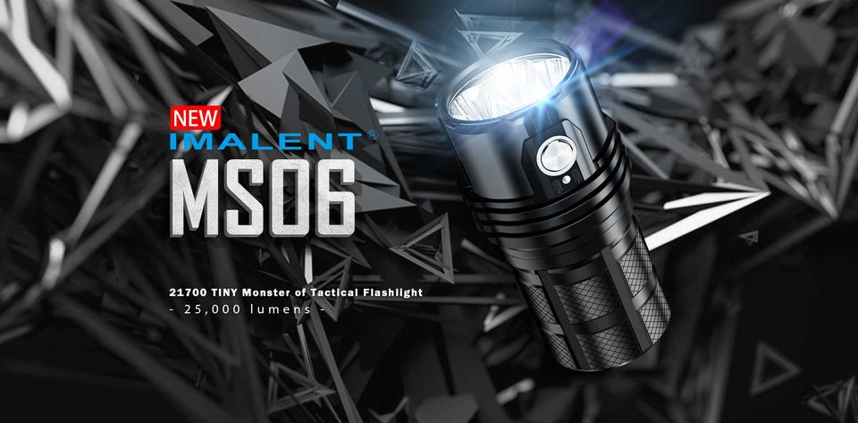IMALENT MS06 lumen monster flashlight showcase video - IMALENT®