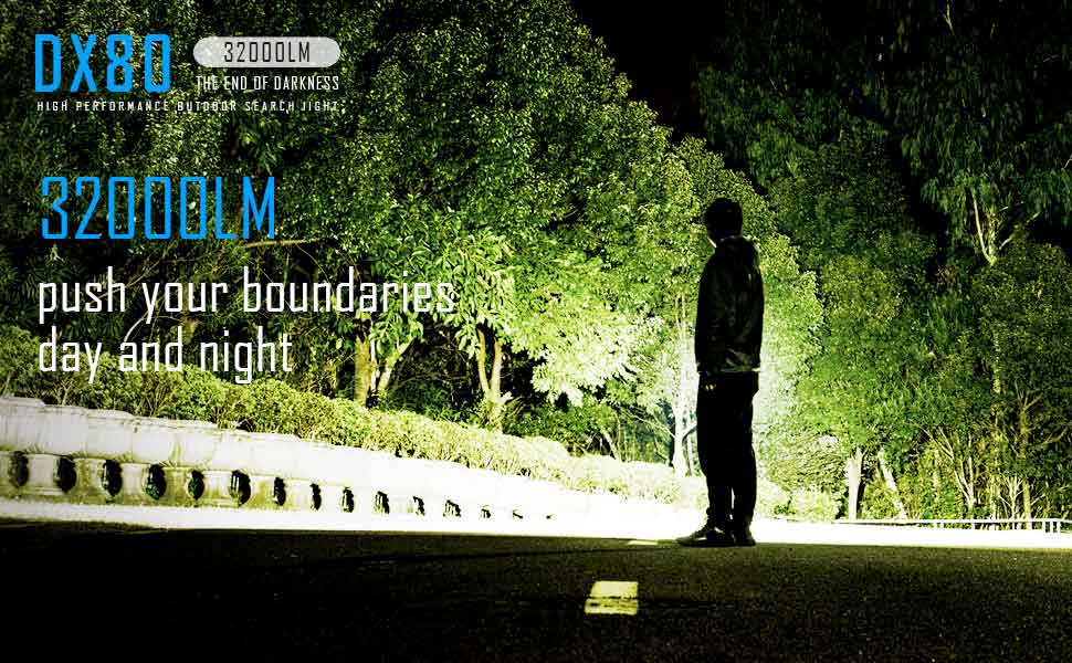 IMALENT DX80 illuminates the entire town at night - IMALENT®