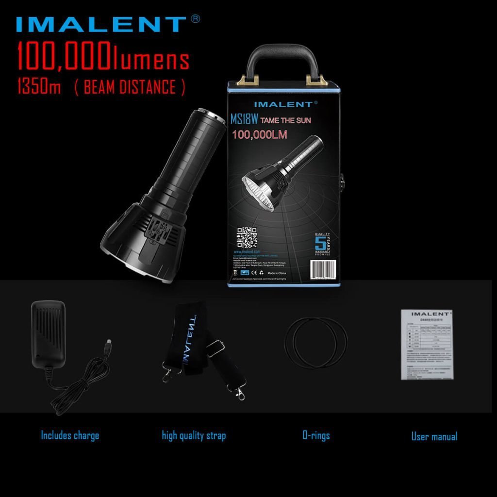 Brightest flashlight in the world in 2020 - IMALENT®