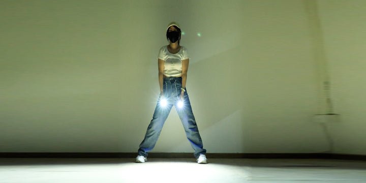 Dancer and Amazing Flashlights - IMALENT®