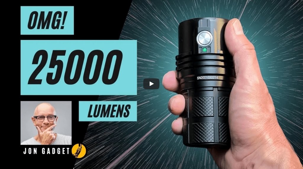The incredible MS06 flashlight turns night into day