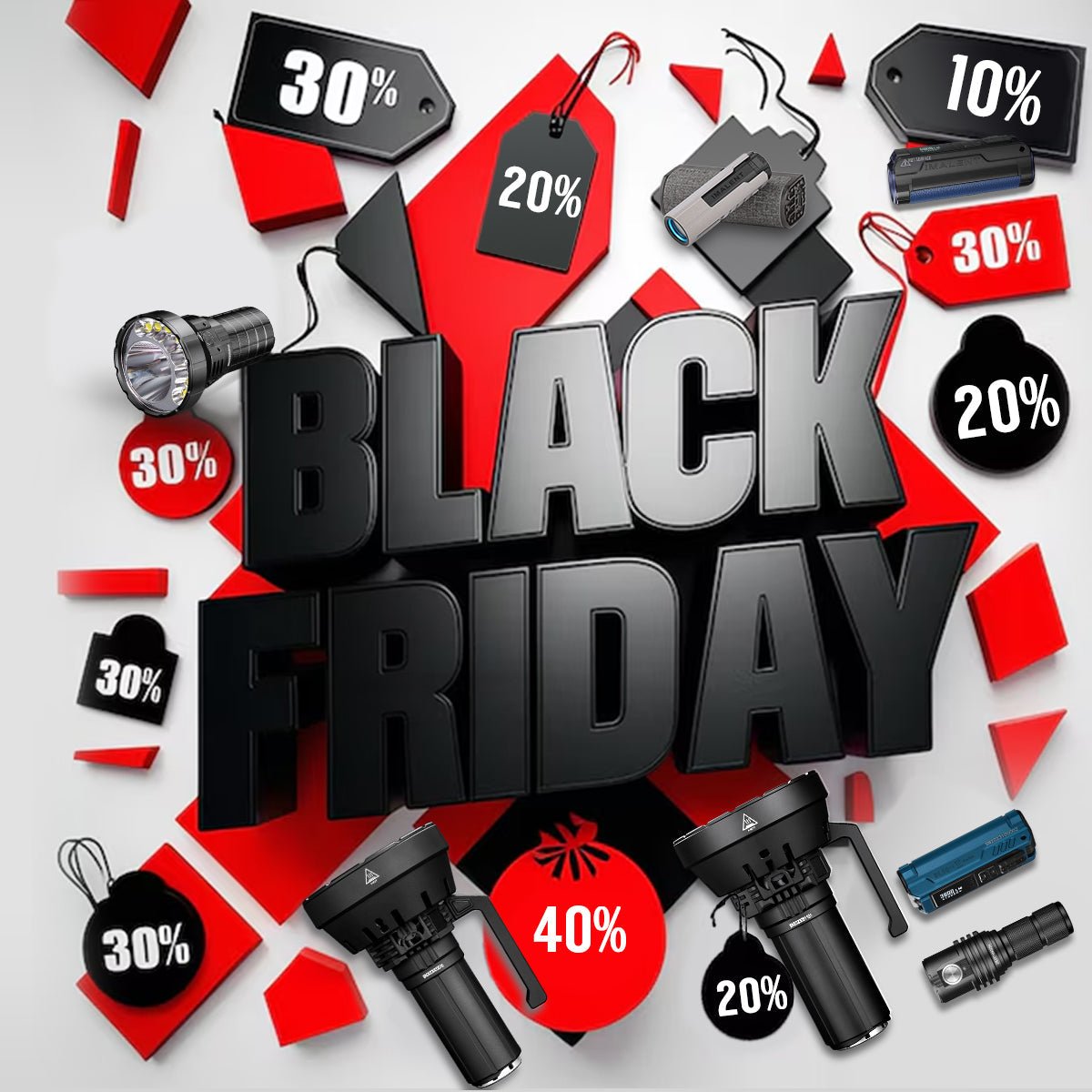 black friday deal on rechargeable flashlights IMALENT flashlight Black Friday 2025