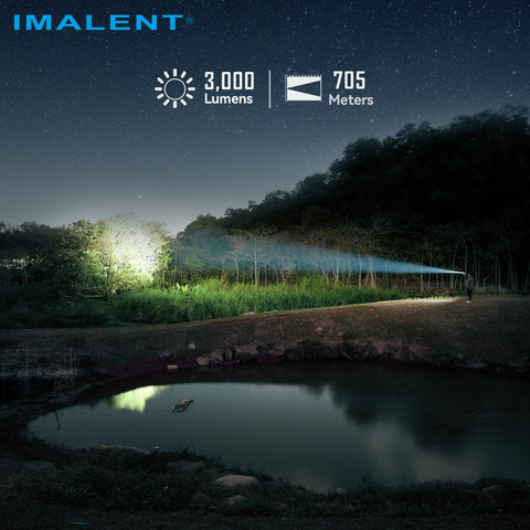 IMALENT BTL50 Digital Zoom Flashlight 3000 lumens