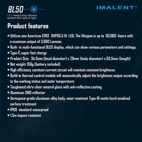 BL50 2nd grade products - IMALENT®
