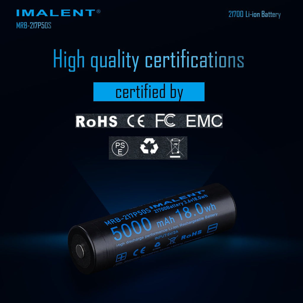 MRB-217P50S Li-ion Battery - IMALENT®