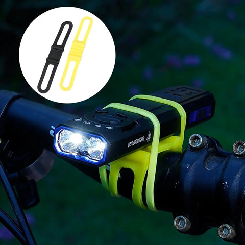 Multipurpose Cycling Silicone Fixed Strap Bandage for Torch Light - IMALENT®