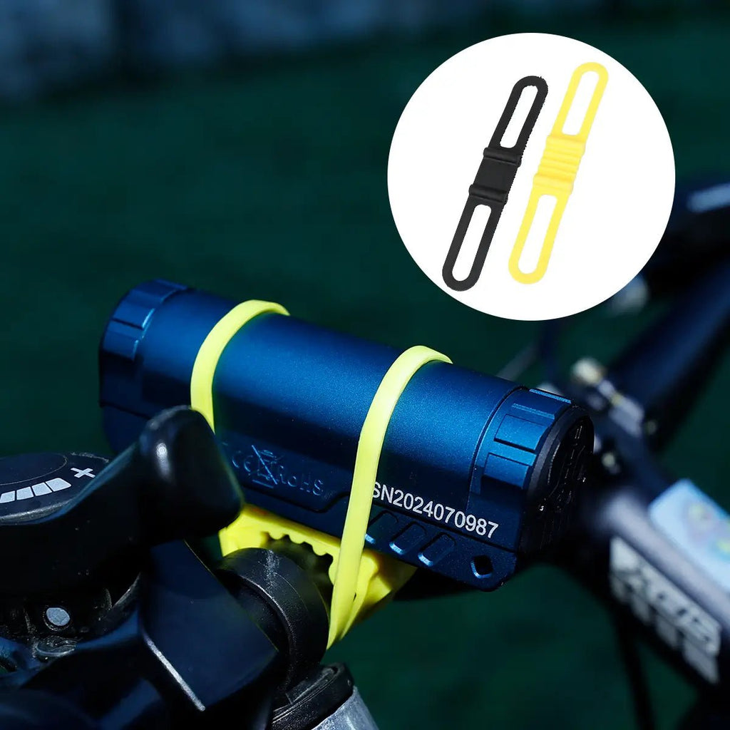 Multipurpose Cycling Silicone Fixed Strap Bandage for Torch Light - IMALENT®
