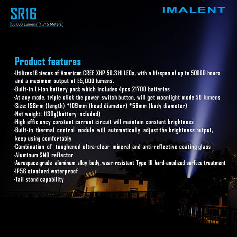 SR16 2nd grade products - IMALENT®