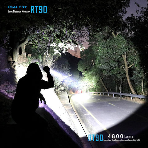 IMALENT RT90 4800 lumens flashlight