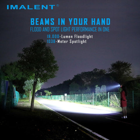 IMALENT R60C 18000 lumens flashlight