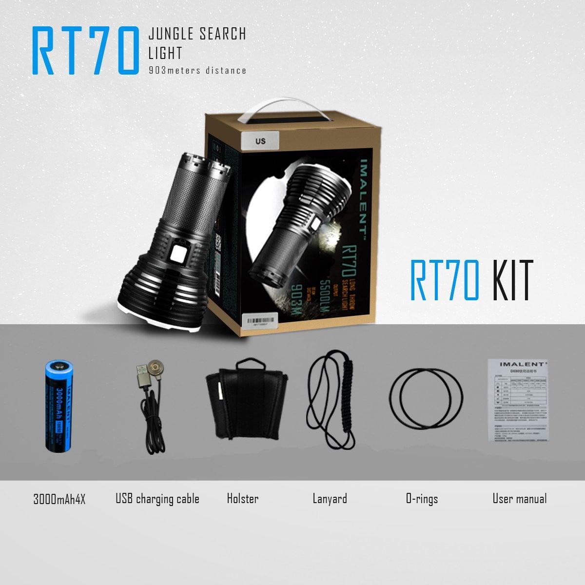 imalentstore - RT70 LED Flashlight - imalentstore - R-Series Flashlights