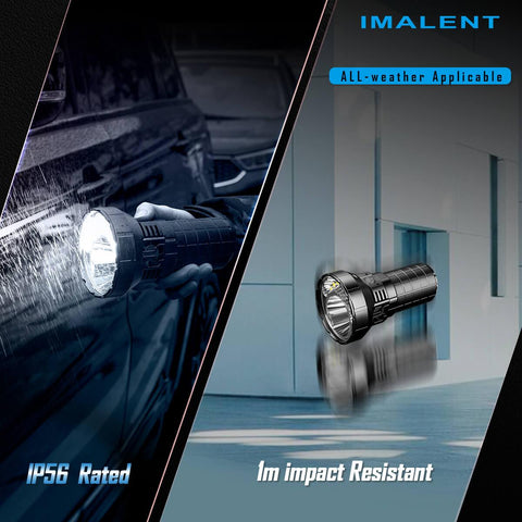 IMALENT MR90 Led Flashlight Spotlight and Floodlight Super Long