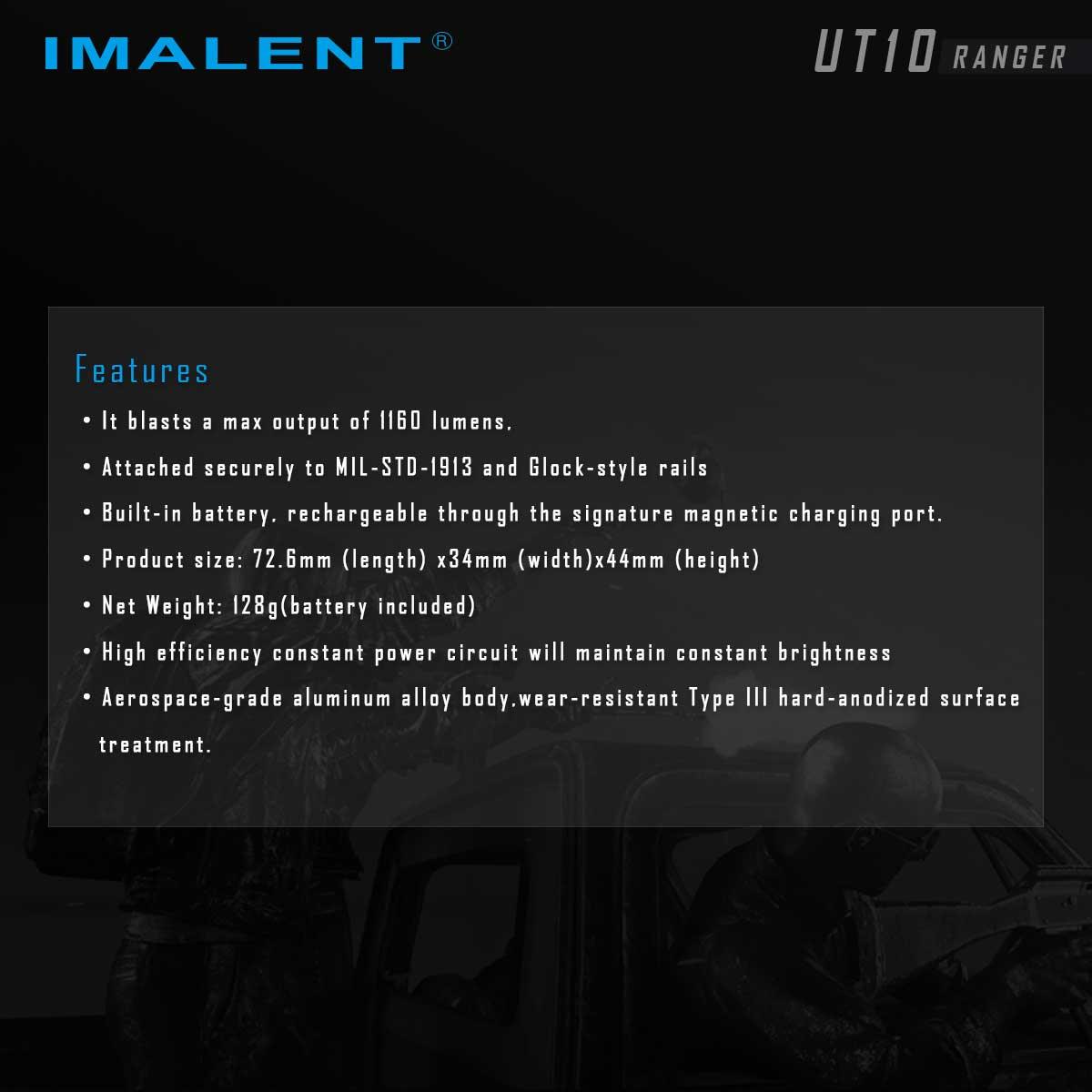 IMALENT Tactical Light UT10