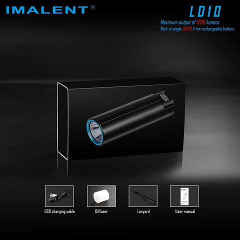 imalentstore,LD10 LED  FLASHLIGHT,imalentstore,D-series Flashlights