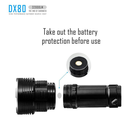 IMALENT DX80 32000lumens Flashlight