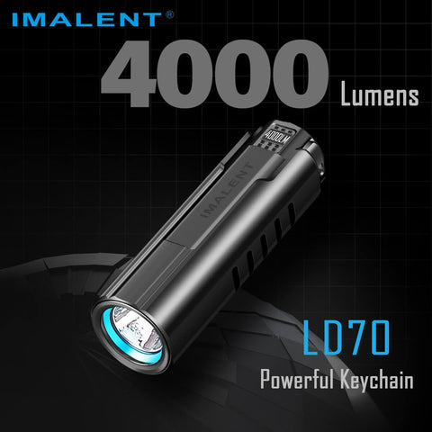 Imalent LD70 XHP70.2 4000 Lumen Rechargeable Flashlight (Green)