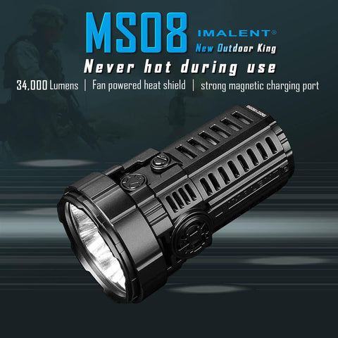 IMALENT MS08 Brightest EDC Flashlight