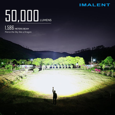 IMALENT MR90 50000 lumen flashlight