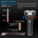 IMALENT R90TS 36000 lumens flashlight