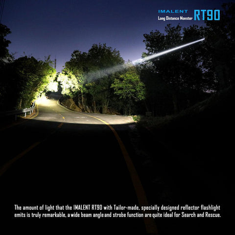 IMALENT RT90 4800 lumens flashlight