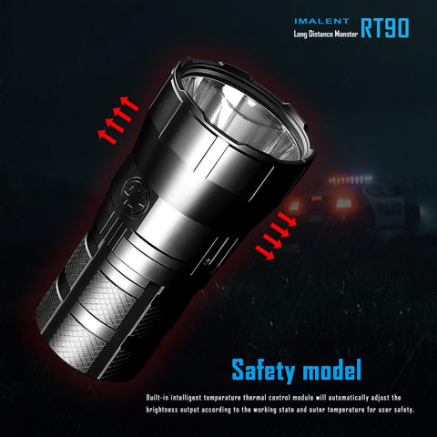 IMALENT RT90 4800 lumens flashlight