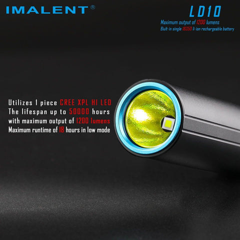 imalentstore,LD10 LED  FLASHLIGHT,imalentstore,D-series Flashlights