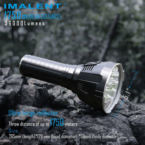 IMALENT R90TS 36000 lumens flashlight