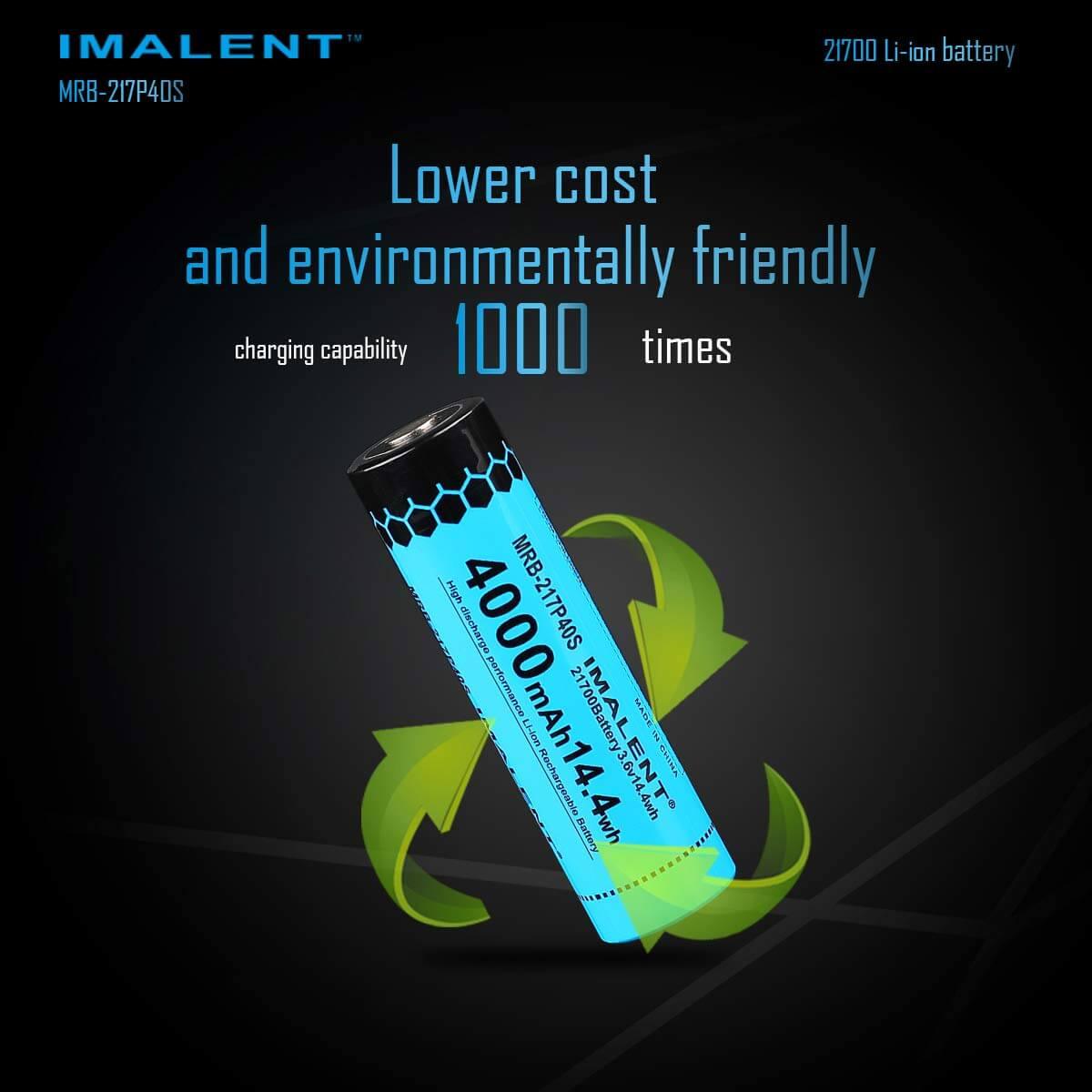 MRB-217P40S High-Capacity 21700 Battery - 4000mAh