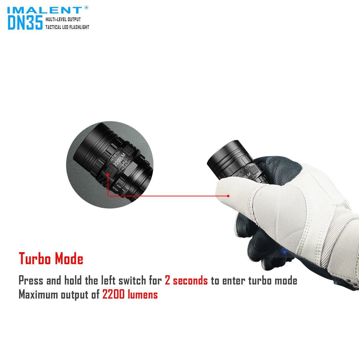 imalentstore - DN35 LED Flashlight - imalentstore - D-series Flashlights