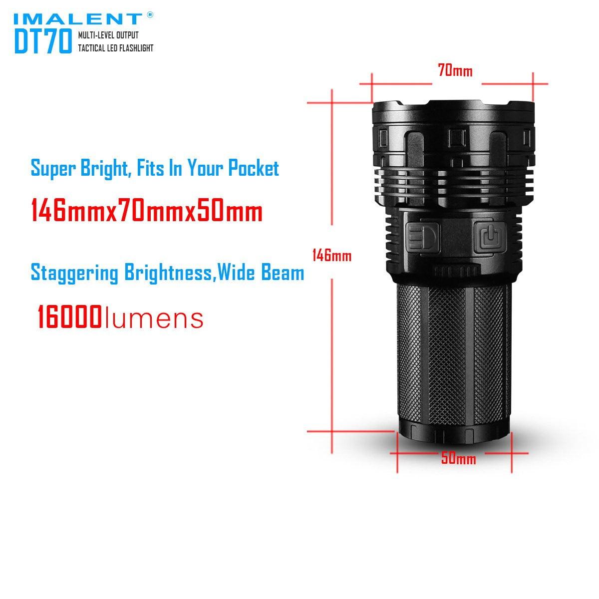 imalentstore - DT70 LED  Flashlight - imalentstore - D-series Flashlights