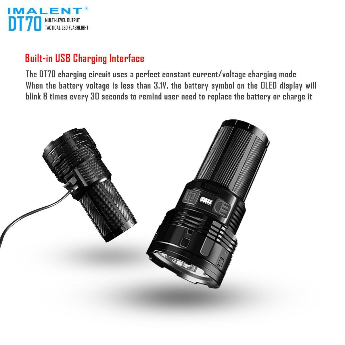 imalentstore - DT70 LED  Flashlight - imalentstore - D-series Flashlights