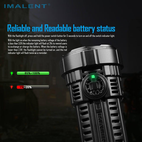 IMALENT RS50 20000 lumen flashlight