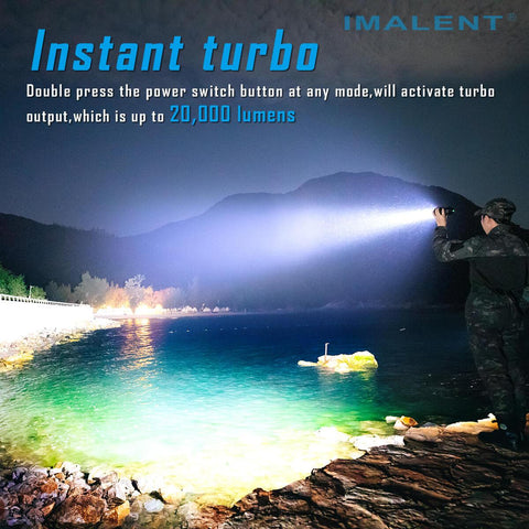 IMALENT RS50 20000 lumen flashlight