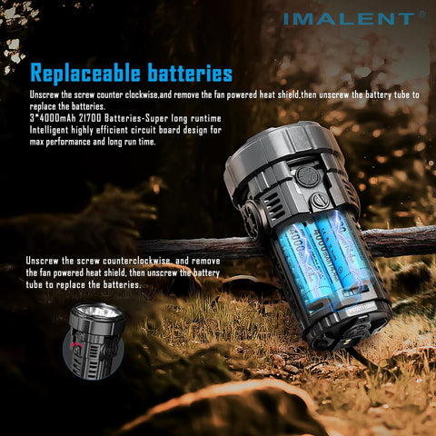 IMALENT RS50 20000 lumen flashlight