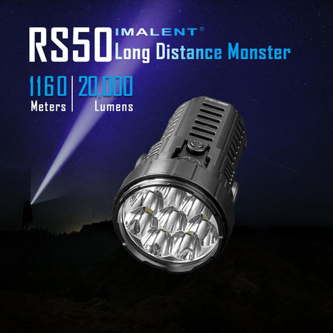 IMALENT RS50 20000 lumen flashlight