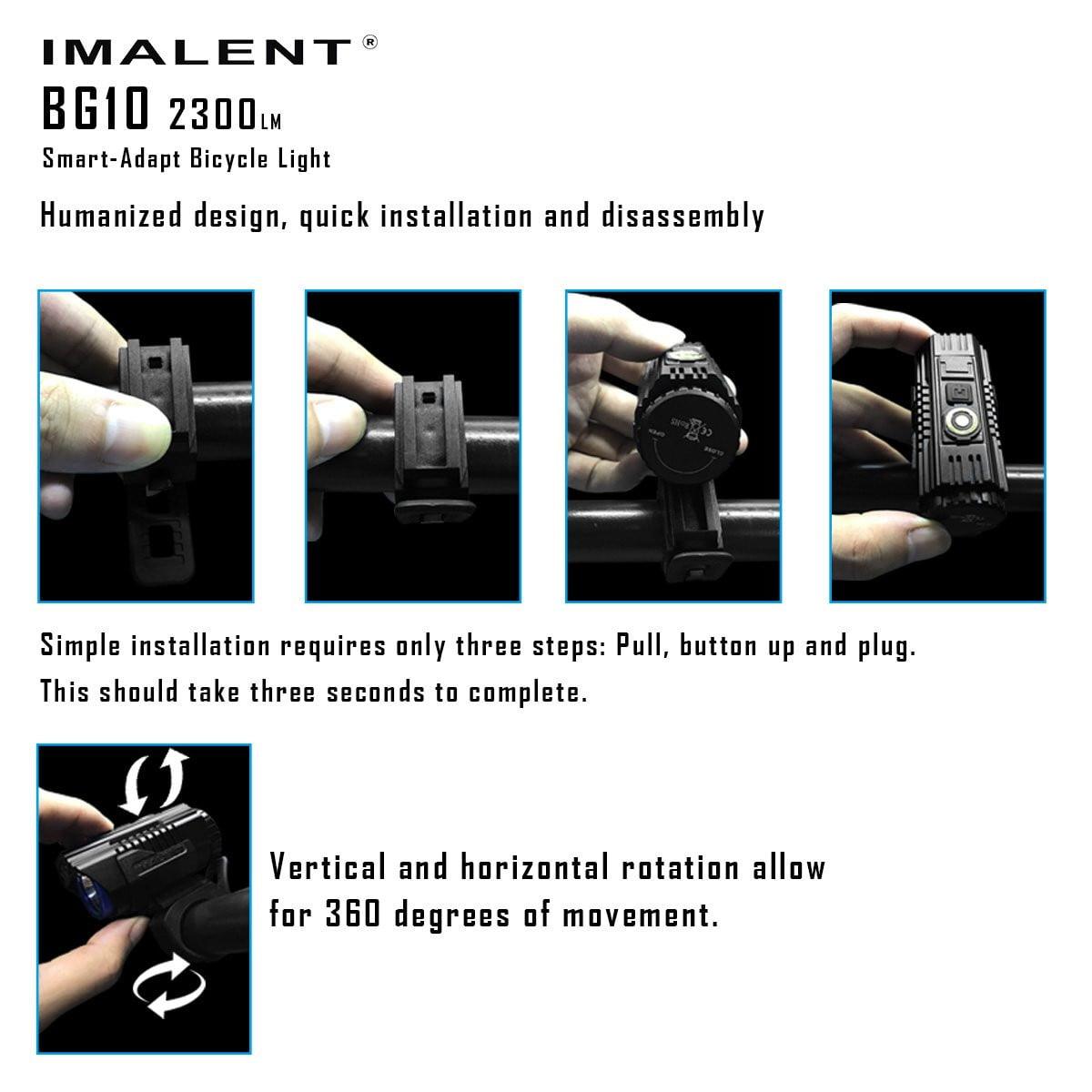 BG10 Bike Light - IMALENT®