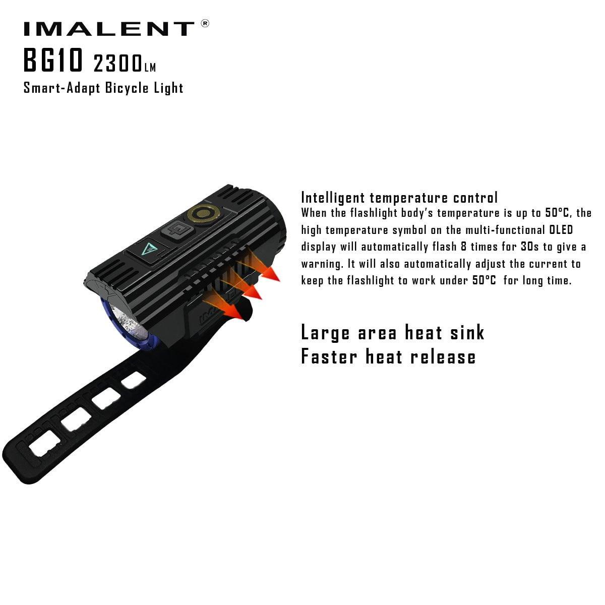 BG10 Bike Light - IMALENT®