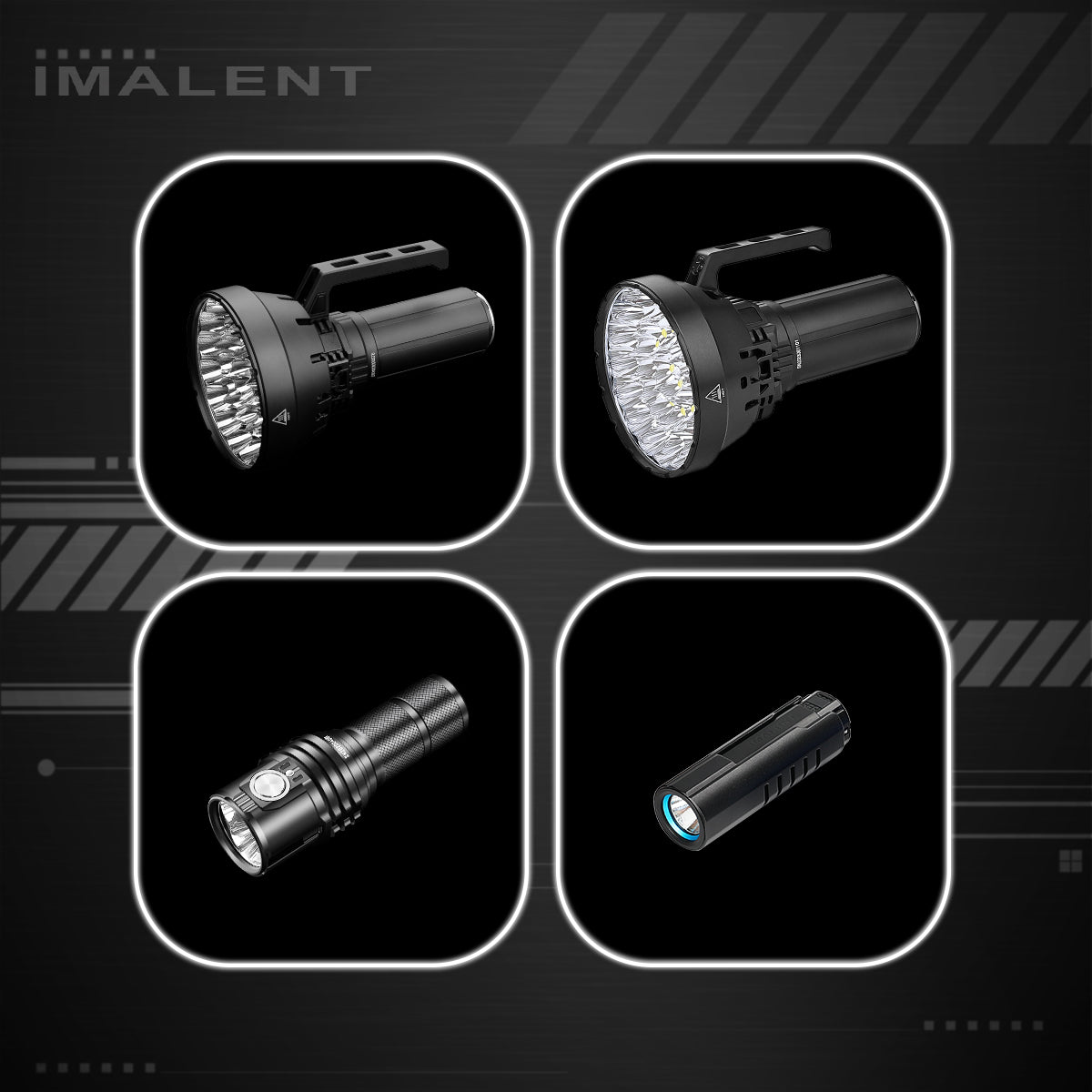 Brightest Flashlight KIT IMALENT®