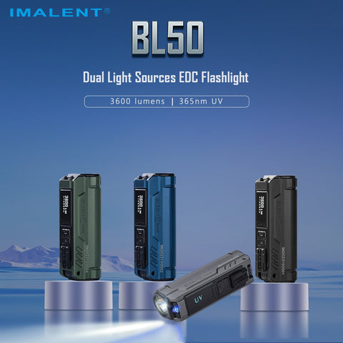 Dual Light Sources EDC Flashlight IMALENT BL50 - IMALENT®