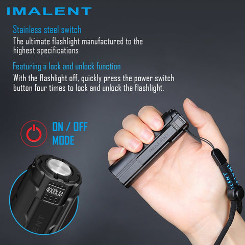 IMALENT LD70 4000 lumen EDC flashlight - IMALENT®