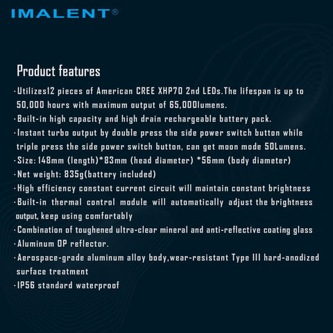 IMALENT MS12 LED Flashlight - IMALENT®