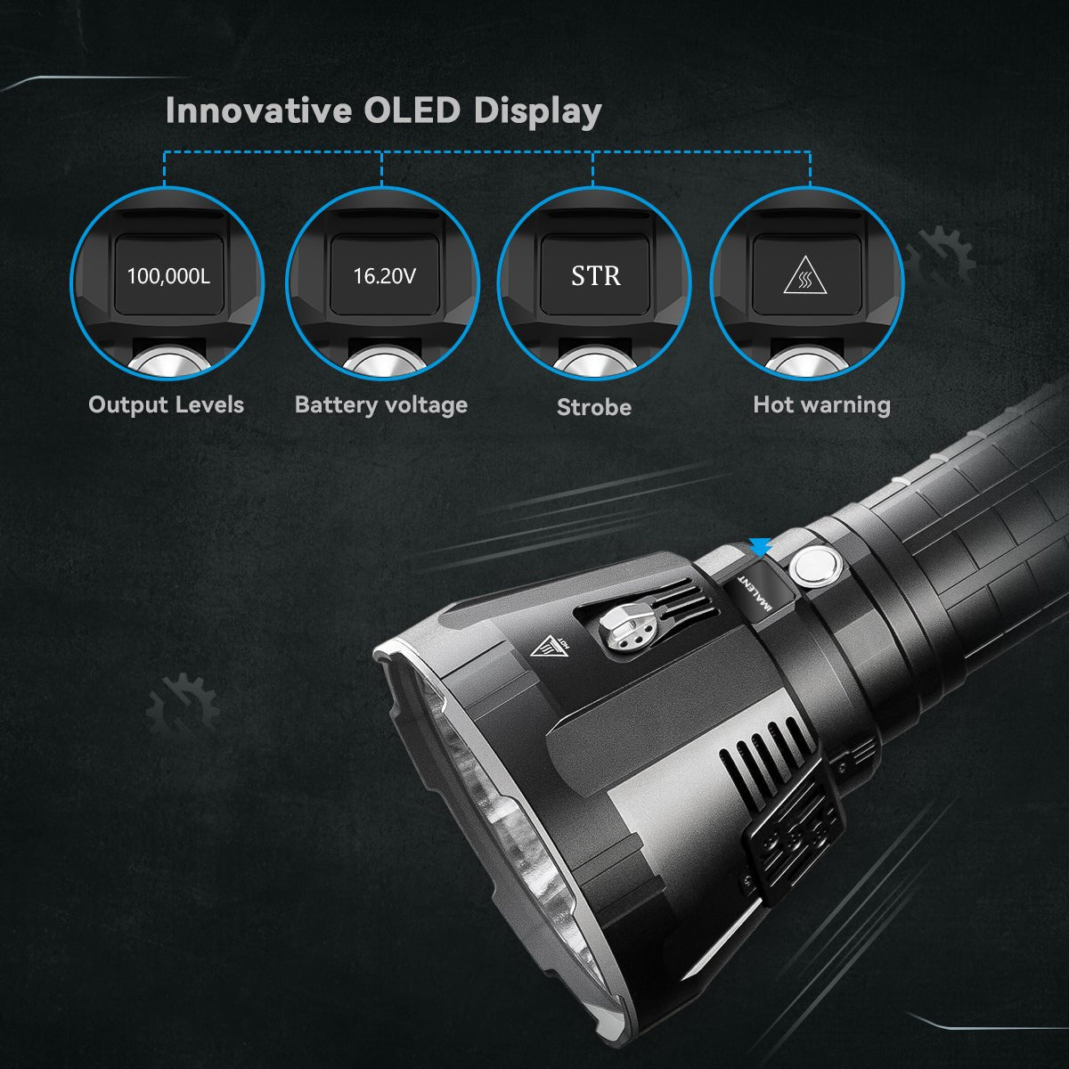 IMALENT MS18 high lumen flashlight